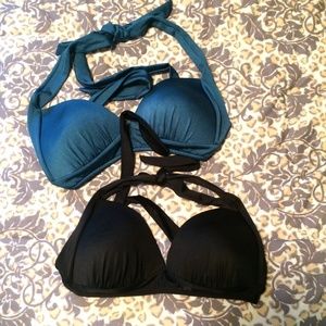 Venus Bikini Tops Halter Retro Lot of 2 Size C